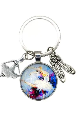 Metallic Keychain Pointes & Tutus